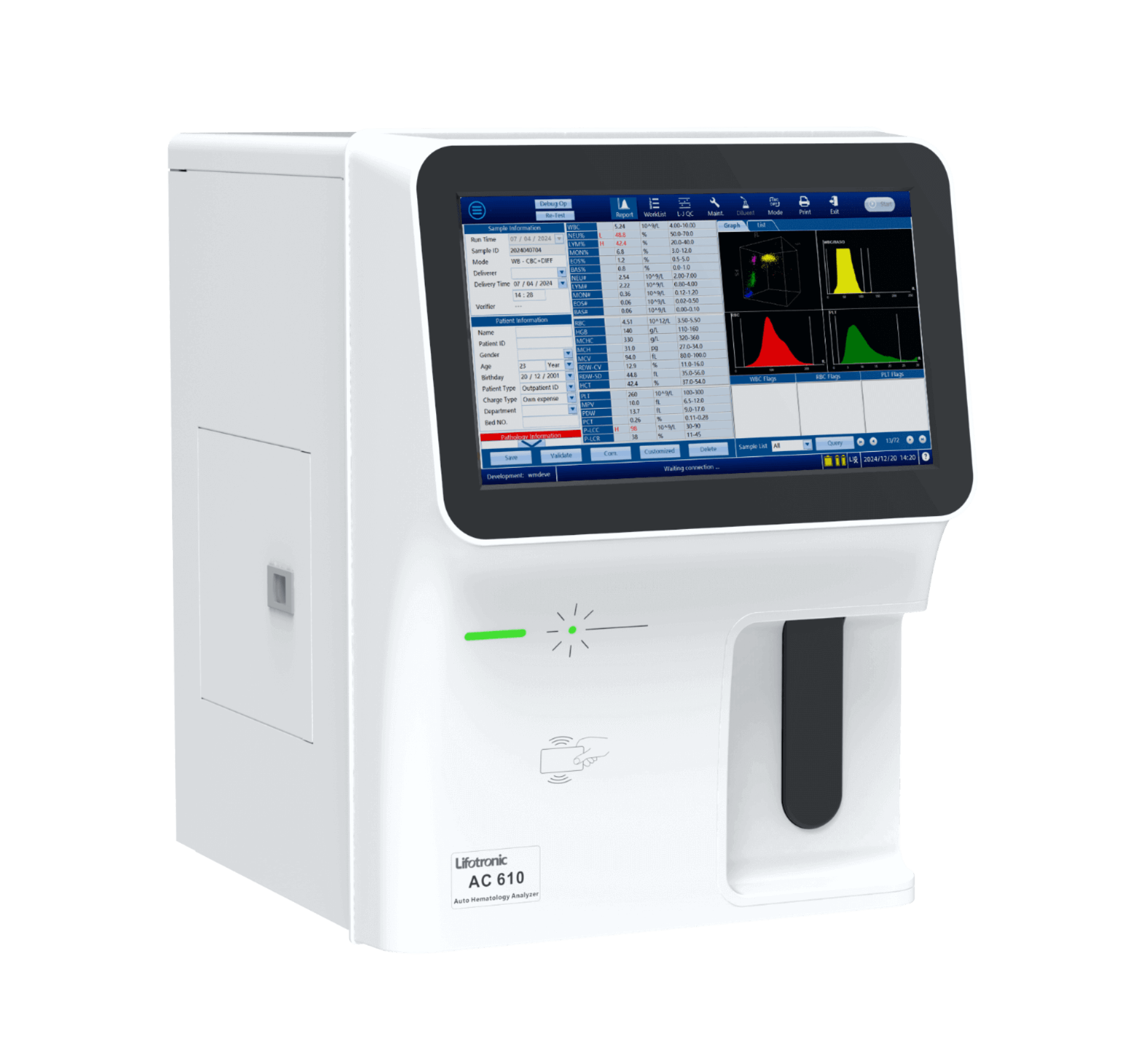 Analizador de Hematología Lifotronic AC610 vista 1