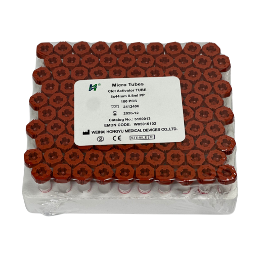 Tubos Minicollect Tapon Rojo