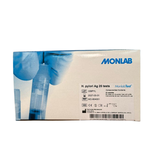 H. pylori en heces – 25 pruebas