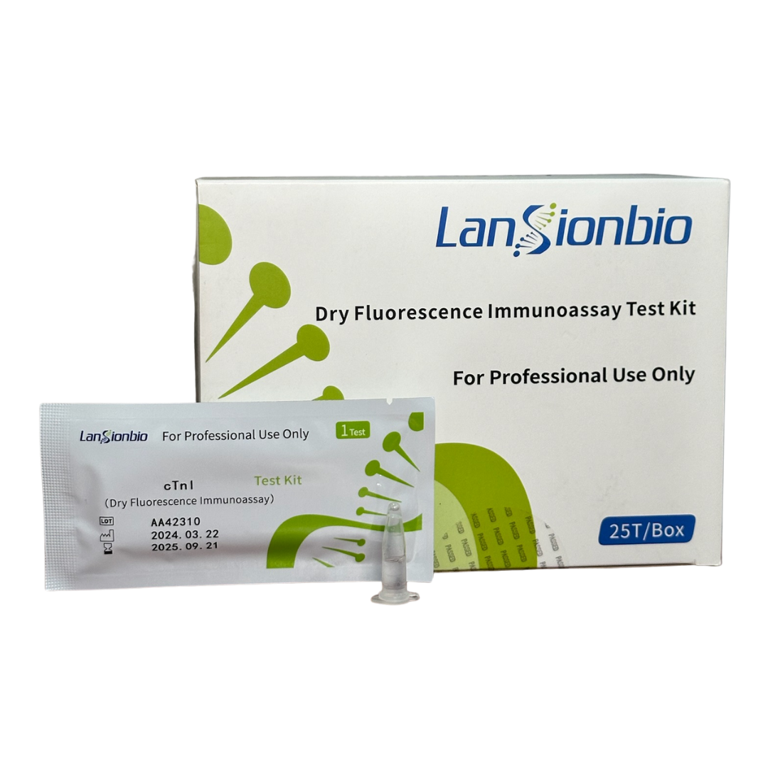 cTnI Dry Fluorescence Immunoassay Test Kit
