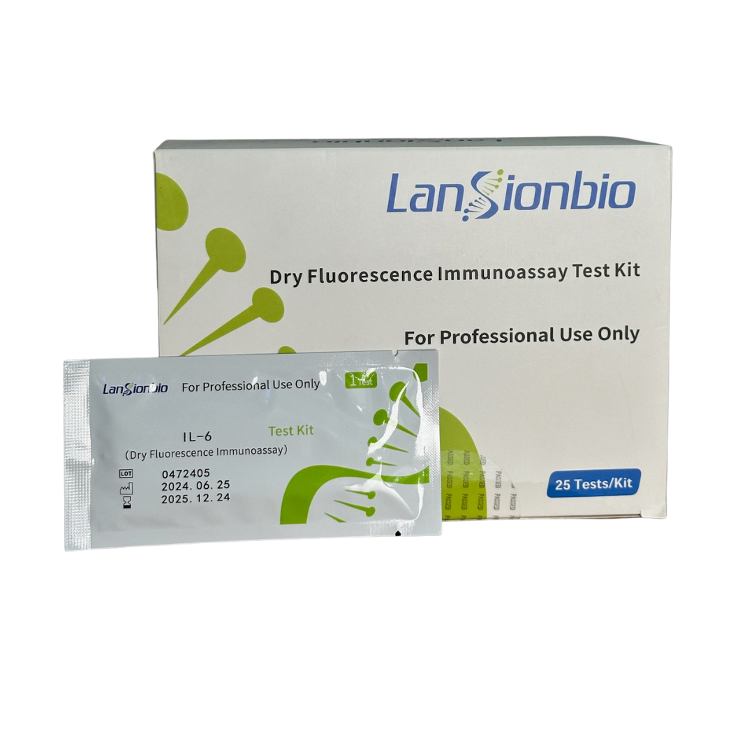 IL - 6 Dry Fluorescence Immunoassay Test Kit
